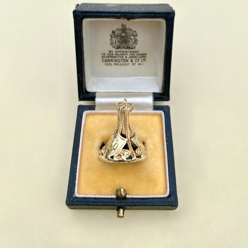 Antique 9ct. Yellow Gold Seal / Fob with Roman Intaglio.