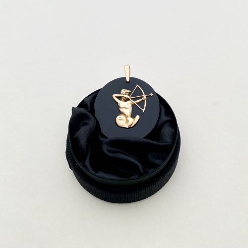 Hallmarked 9ct. Gold Sagittarius Pendant. SOLD.