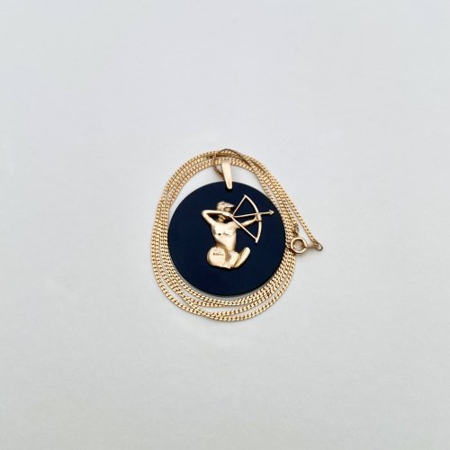 Hallmarked 9ct. Gold Sagittarius Pendant. SOLD.