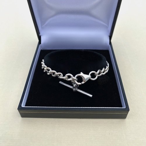 Antique Silver Link Bracelet. SOLD.