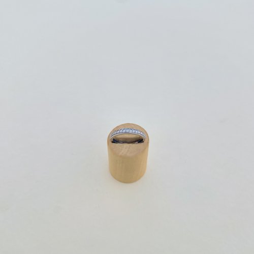 9ct. White Gold Half Eternity Ring. JUST IN!