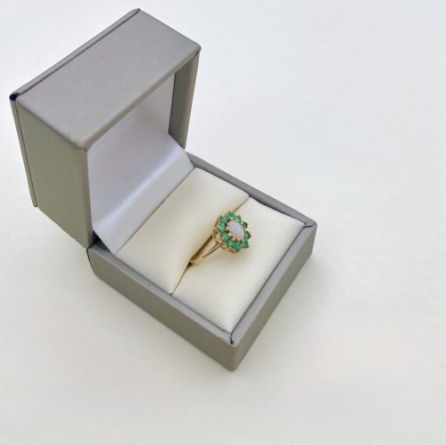 Hallmarked 9ct. Gold Opal Ring. NEW IN STOCK.