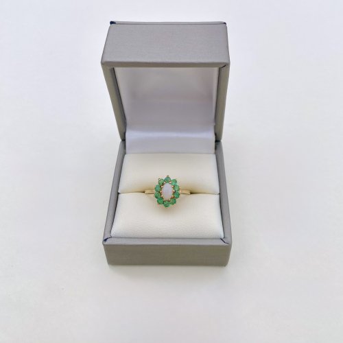 Hallmarked 9ct. Gold Opal Ring. NEW IN STOCK.