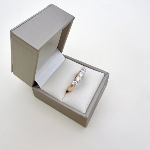 14ct. Yellow Gold 5-Stone Diamond Ring. SOLD.