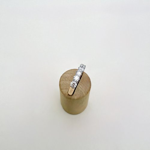 14ct. Yellow Gold 5-Stone Diamond Ring. SOLD.