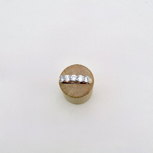 14ct. Yellow Gold 5-Stone Diamond Ring. SOLD.