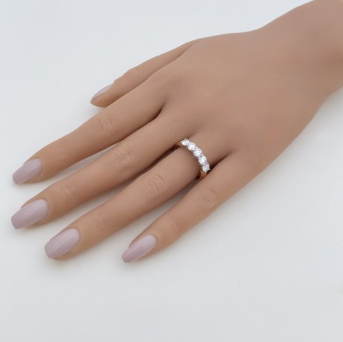 14ct. Yellow Gold 5-Stone Diamond Ring. SOLD.