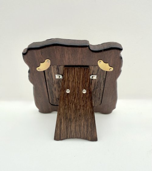 Vintage Silver Photo Frame / Swans. 