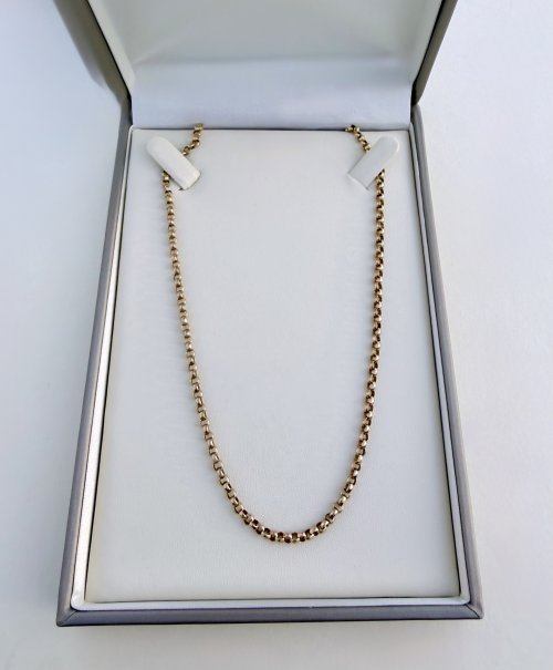 Antique / Victorian 9ct. Gold Belcher Chain 17¼” NEW STOCK.