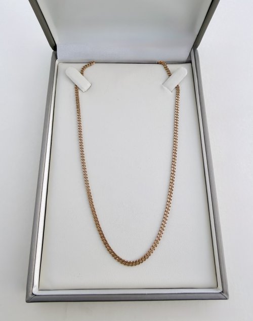 9ct. Gold Curb Link Chain 18½