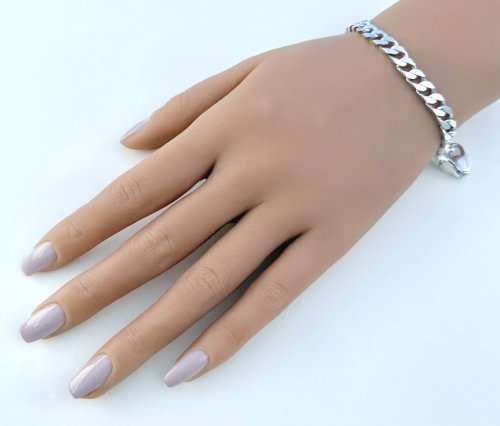 Hallmarked Silver Curb / Cuban Link Bracelet. NEW STOCK.