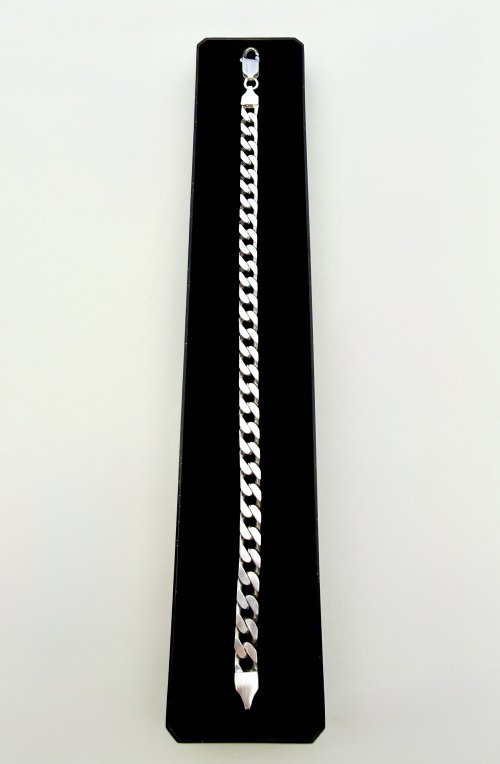 Hallmarked Silver Curb / Cuban Link Bracelet. NEW STOCK.