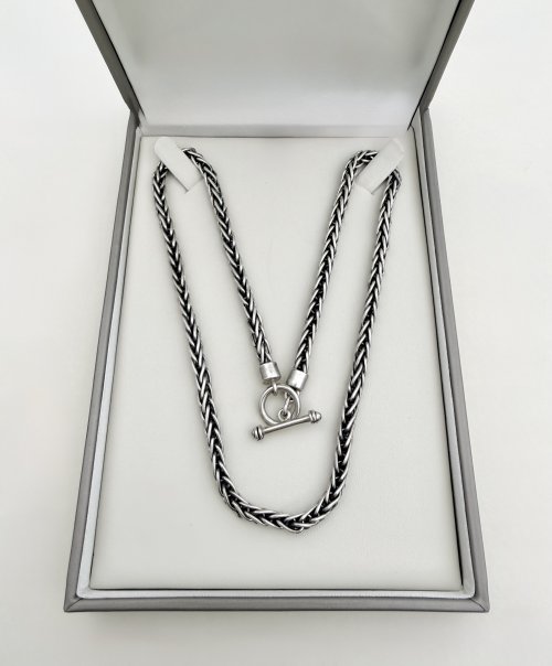 Silver 18½" Foxtail Chain. NEW STOCK.