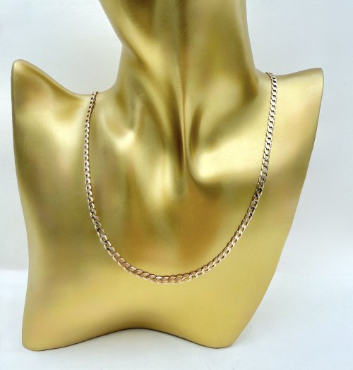9ct. Yellow Gold 21" Curb Link Chain. NEW STOCK.