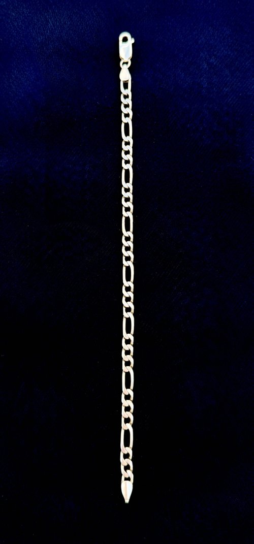 Italian 9ct. Yellow Gold Figaro 7¼