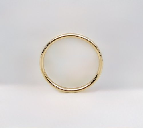 Hallmarked 9ct. Yellow Gold Round Bangle. NEW STOCK.