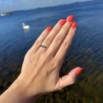 Hallmarked 9ct. Gold Opal Triplet Ring.