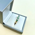 18ct. Gold Emerald &amp; Diamond Ring. 