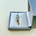 18ct. Gold Emerald &amp; Diamond Ring. 