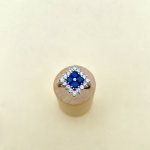 18ct. Sapphire &amp; Diamond Set Cluster Ring. 