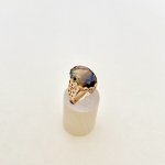 Vintage 9ct. Gold Quartz Ring.