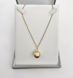 9ct. Gold Football Pendant - Fully Hallmarked.