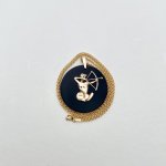 Hallmarked 9ct. Gold Sagittarius Pendant. SOLD.