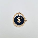 Hallmarked 9ct. Gold Sagittarius Pendant. SOLD.