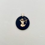 Hallmarked 9ct. Gold Sagittarius Pendant. SOLD.