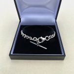 Antique Silver Link Bracelet. SOLD.