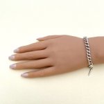 Antique Silver Link Bracelet. SOLD.
