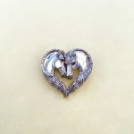 Silver Horse Brooch and / or Pendant.