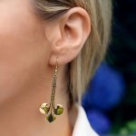 Fleur de Lis earrings.