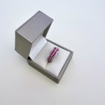 18ct. White Gold Ruby &amp; Diamond Ring.