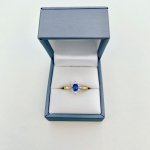 18ct. Gold Sapphire &amp; Diamond Ring.