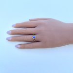 18ct. Gold Sapphire &amp; Diamond Ring.