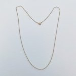 9ct. Yellow Gold Fine Link Neck Chain. 21 ½