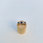 18ct. Gold Sapphire &amp; Diamond Ring. 