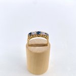 18ct. Gold Sapphire &amp; Diamond Ring. 