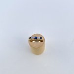 18ct. Gold Sapphire &amp; Diamond Ring. 