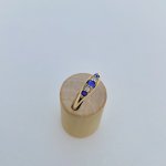 18ct. Gold Sapphire &amp; Diamond Ring. 