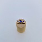18ct. Gold Sapphire &amp; Diamond Ring. 