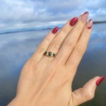 18ct. gold Sapphire &amp; Diamond Ring. 