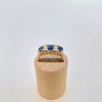 18ct. gold Sapphire &amp; Diamond Ring. 
