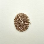 9ct. Yellow Gold Long Belcher Link Chain. 63 cms. / 24¾.&quot;