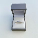 18ct. White Gold Half Eternity Ring / Baguette Diamonds.