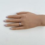 18ct. White Gold Half Eternity Ring / Baguette Diamonds.
