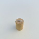 9ct. Yellow Gold Half Eternity Ring with Diamonds &amp; Words. 