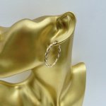 Hallmarked 9ct. Gold Twist Hoop Earrings. JUST IN!