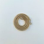 14ct. Gold Spiga Wheat Chain Necklace. 50 gms. NEW IN STOCK. SOLD.